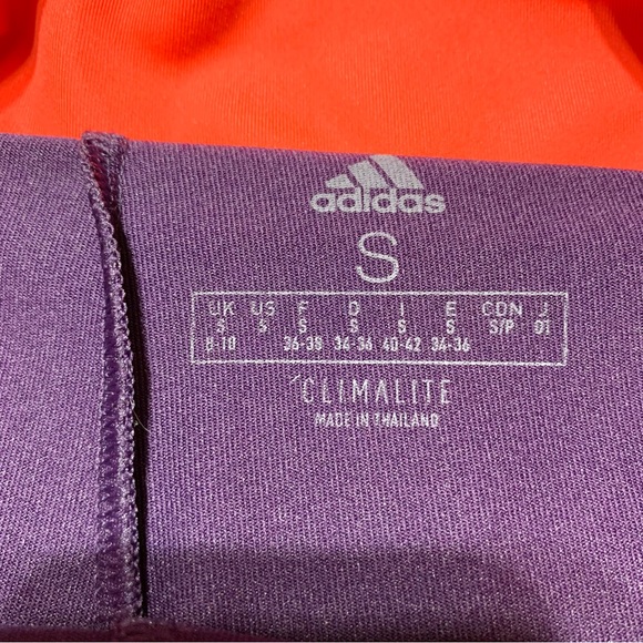 EUC Adidas Climalite Purple Orange Tennis Skort Size Small - Picture 9 of 11
